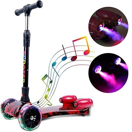 Patineta Scooter Monopatin Con Humo Bluetooht Musica Y Luces